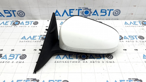 Зеркало боковое левое в сборе Toyota Camry v50 12-14 3 пина, белое, царапины