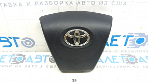 Подушка безопасности airbag в руль водительская Toyota Camry v50 12-14 usa LE, черная, царапины
