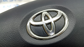 Подушка безопасности airbag в руль водительская Toyota Camry v50 12-14 usa LE, черная, царапины