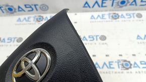 Подушка безопасности airbag в руль водительская Toyota Camry v50 12-14 usa LE, черная, царапины