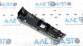 Накладка управления стеклоподъемниками задняя правая Toyota Camry v50 12-14 usa, под серое дерево, царапины