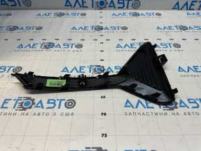 Решетка переднего бампера боковая правая Polestar 2 21-25 черн глянец, без ПТФ, под парктроник
