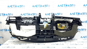Торпедо передняя панель с AIRBAG Toyota Camry v50 12-14 usa черная, царапины
