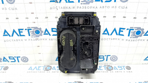 Накладка центральной консоли с подстаканниками Toyota Camry v50 12-14 usa серое дерево, царапины