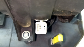Накладка центральной консоли с подстаканниками Toyota Camry v50 12-14 usa серое дерево, царапины