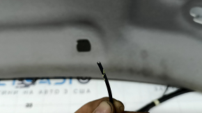 Обшивка потолка Toyota Camry v50 12-14 usa без люка серый, под чистку, заломы, обрезаны фишки