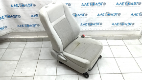 Пассажирское сидение Toyota Camry v50 12-14 usa без airbag, механическое, ткань серое, под химчистку