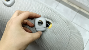 Водительское сидение Toyota Camry v50 12-14 usa без airbag, механическое, ткань серое, сломана накладка, под химчистку