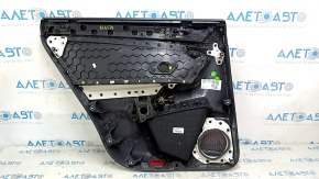 Ornamente ușă spate dreapta VW Tiguan 18-20 negru, cotiera piele neagră, grilaj