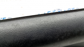 Ornamente ușă față dreapta Toyota Camry v50 12-14 gri SUA cu inserție neagră din piele, cotiera din piele gri, lovituri, abraziuni, zgârieturi, zgârieturi