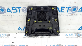 Накладка передней панели Toyota Camry v50 12-14 черная под часы, под датчик света, под динамик, царапины, в клее