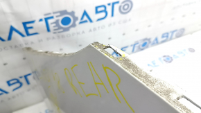 Бампер задний голый верхняя часть VW Tiguan 18-24 белый, царапина, трещина в креплении