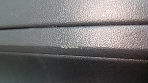 Ornamente ușă spate stânga VW Tiguan 18-20 negru, cotiera piele neagră, zgârieturi