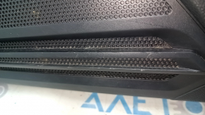Ornamente ușă față dreapta VW Tiguan 18-20 negru, cotiera piele neagră, cu scârțâit, zgârieturi, strat mâner decojit