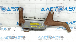 Подушка безопасности airbag коленная водительская левая Toyota Camry v50 12-14 usa серая, ржавый