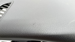 Торпедо передняя панель без AIRBAG Mercedes C-class W205 15-18 без проекции, черная, царапины, под чистку