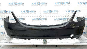 Бампер задний голый Mercedes C-class W205 300 15-18 без парктроников под BSM, черный, царапины, вмятины