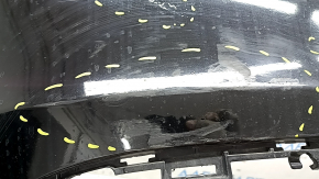 Бампер задний голый Mercedes C-class W205 300 15-18 без парктроников под BSM, черный, царапины, вмятины