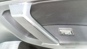 Ornamente ușă față dreapta VW Tiguan 18-20 negru, cotiera piele neagră, cu scârțâit, zgârieturi, strat mâner decojit