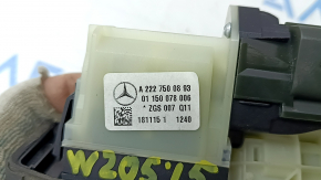 Ручка с кнопкой открытия крышки багажника наружная Mercedes C-class W205 15-18 под камеру