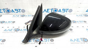 Oglindă retrovizoare stânga completă Mercedes Clasa C W205 15-18 10+8+2 pini, semnalizare, încălzită, cu iluminare din spate, reglare automată a intensității luminii, BSM, neagră