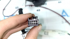 Oglindă retrovizoare stânga completă Mercedes Clasa C W205 15-18 10+8+2 pini, semnalizare, încălzită, cu iluminare din spate, reglare automată a intensității luminii, BSM, neagră