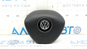 Подушка безопасности airbag в руль водительская VW Tiguan 18-21 черная, царапины