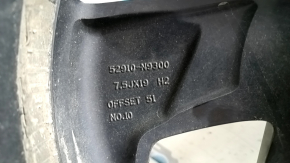 Диск колесный R19 x 7.5J Hyundai Tucson 22-24 тип 1, легкая бордюрка