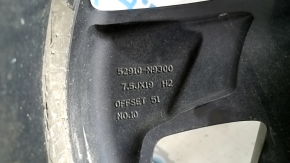 Диск колесный R19 x 7.5J Hyundai Tucson 22-24 тип 1, легкая бордюрка