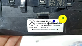Управление климат-контролем Mercedes C-class W205 15-21