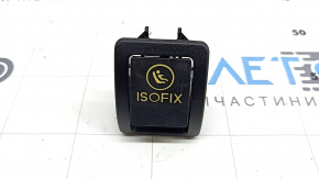 Ornamente Isofix spate dreapta Mercedes Clasa C W205 15-21 negru, îngălbenit