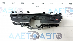 Блок кнопок центральной консоли центральный Mercedes C-class W205 15-18 под часы, царапины