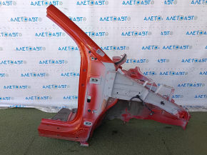 Partea din față dreapta a Hyundai Tucson 16-20, portocalie, cu stâlp central