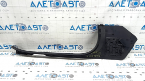 Ornamente prag ușă față dreapta interior Mercedes Clasa C W205 15-18 negru, zgârieturi