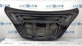 Крышка багажника Mercedes C-class W205 15-21 алюминий, черный 040, вмятины, тычки, мусор под краской, потеки