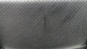 Обшивка спинки водительского сиденья Mercedes C-class W205 15-21 кожа, черная, перфорация, с подогревом, царапины