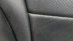Обшивка спинки водительского сиденья Mercedes C-class W205 15-21 кожа, черная, перфорация, с подогревом, царапины