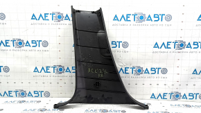 Ornament stâlp central dreapta jos Honda Accord 23-24 negru, zgârieturi