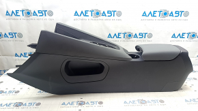 Консоль центральная в сборе Polestar 2 21-25 с подлокотником и подстаканником, кожа черная