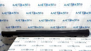 Prag stânga Mercedes Clasa C W205 300/350e/350h/400 15-18 negru, crăpat, zgârieturi