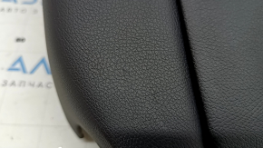 Накладка пассажирского сиденья задняя Mercedes C-class W205 15-21 черная, кожа, царапины, вмятины