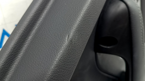 Ornamente ușă spate dreapta Mercedes Clasa C W205 15-16 piele neagră sub cortină