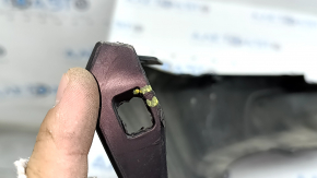 Губа переднего бампера Toyota Rav4 19-24 структура, царапины, вмятины, трещина в креплении