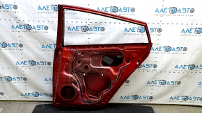 Дверь голая задняя правая Toyota Prius 50 16-18 красный 3T7, тычка