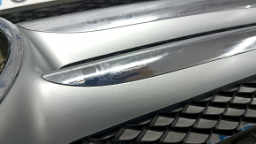 Решетка радиатора в сборе grill Mercedes C-class W205 15-18 с эмблемой без радара под камеру, песок, в краске