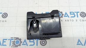 Scrumieră consolă centrală spate Mercedes Clasa C W205 15-18 cu brichetă, neagră, model zgârieturi
