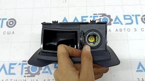 Scrumieră consolă centrală spate Mercedes Clasa C W205 15-18 cu brichetă, neagră, model zgârieturi