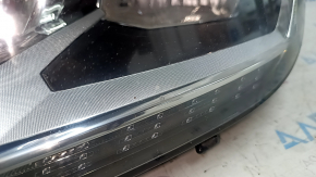 Фара передняя левая VW Tiguan 18-21 галоген, ДХО LED, сколы