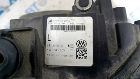 Фара передняя левая VW Tiguan 18-21 галоген, ДХО LED, сколы
