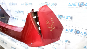 Бампер задний голый Toyota Prius 50 16-18 под парктроники, красный 3T7, царапины